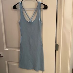Never worn baby blue Zara mini dress
